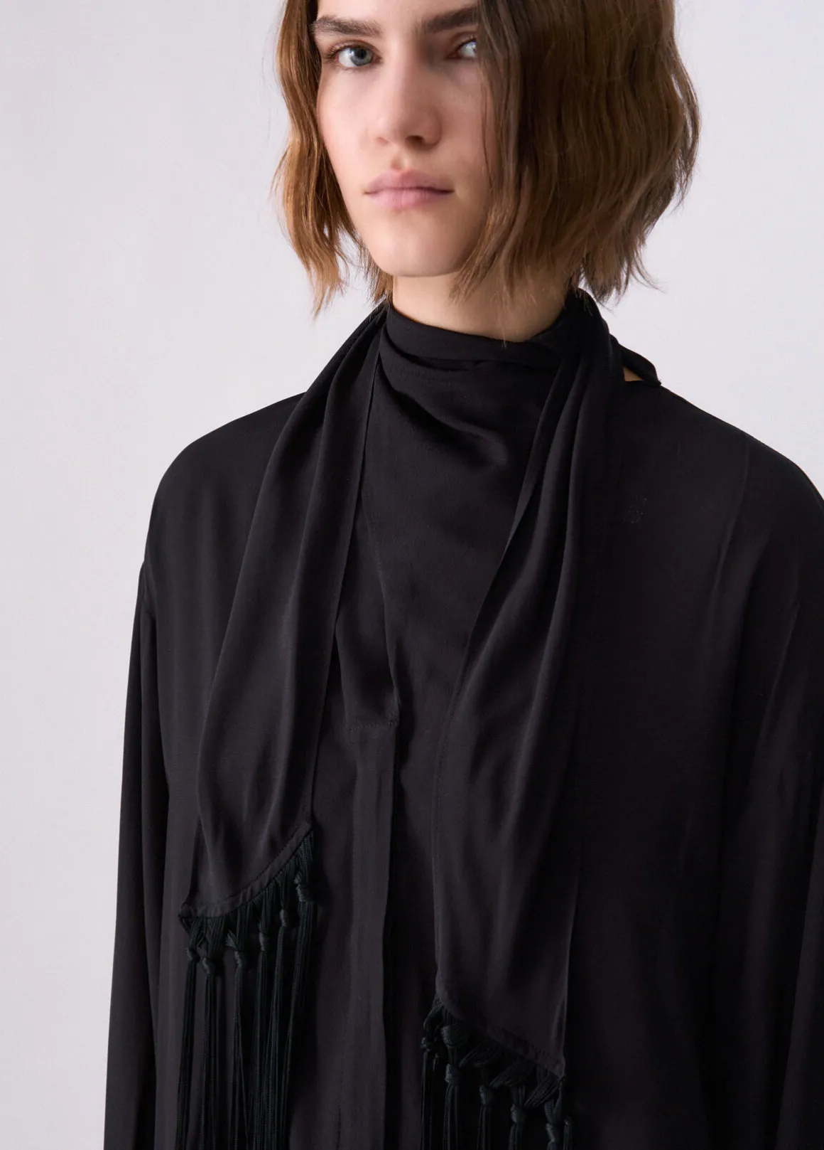 Camicia con sciarpa