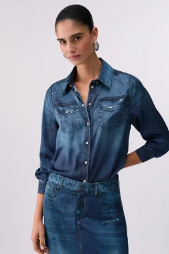 Camicia con stampa digitale