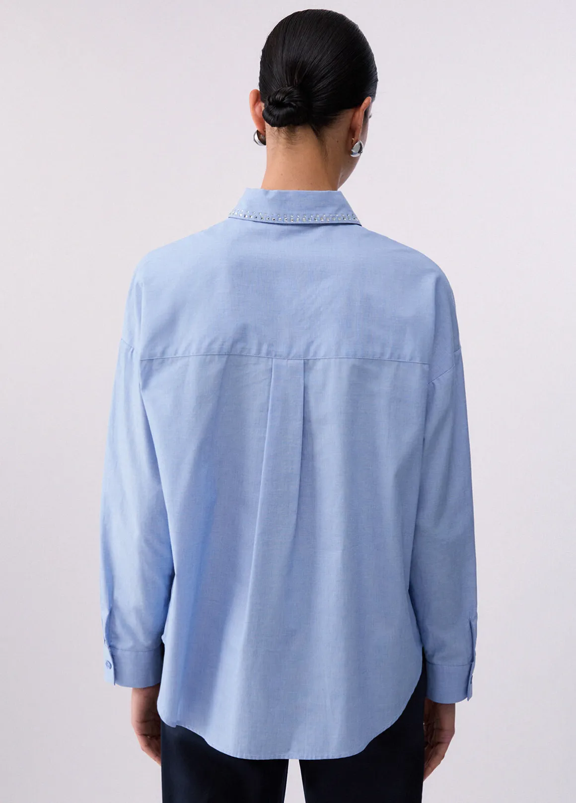 Camicia con strass