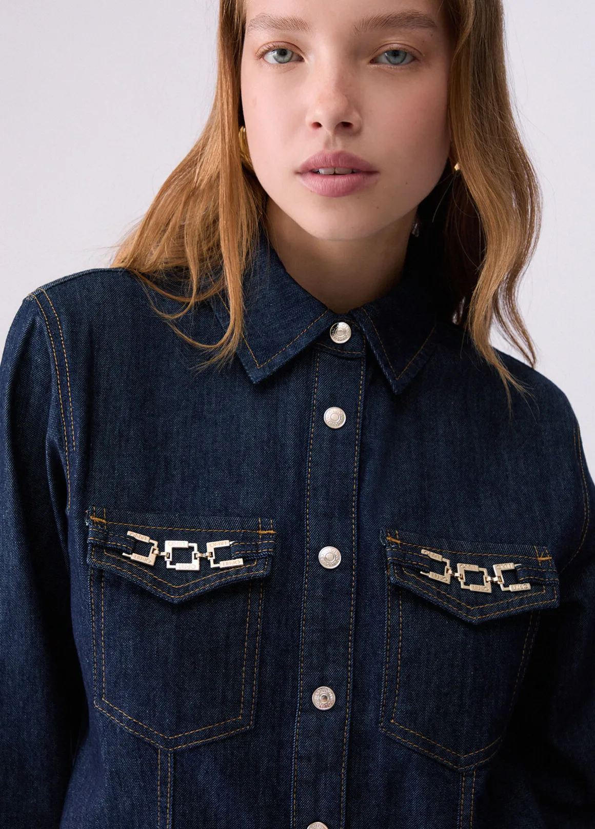 Camicia in denim slim fit