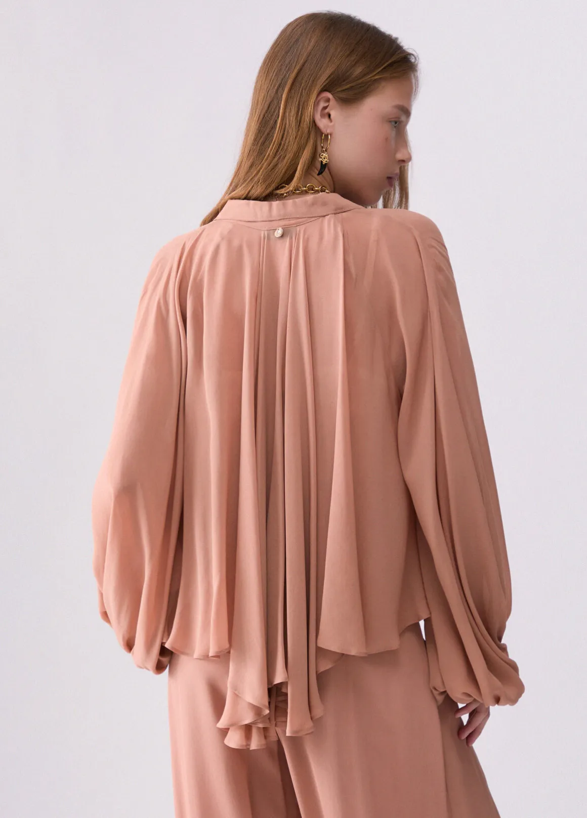 Camicia in georgette