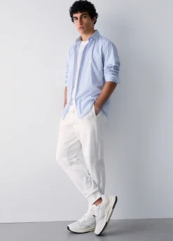 Camicia in popeline stampato