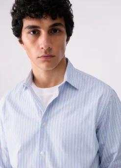 Camicia in popeline stampato