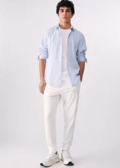 Camicia in popeline stampato