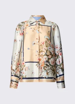 Camicia in twill stampato