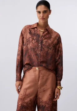 Camicia in twill stampato