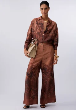 Camicia in twill stampato