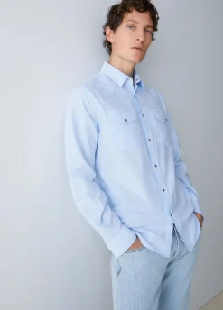 Camicia oxford con tasche
