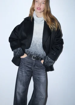 Cappotto corto in lana
