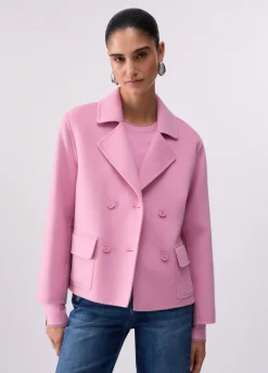 Cappotto corto in panno double