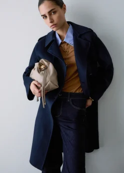 Cappotto lungo in lana