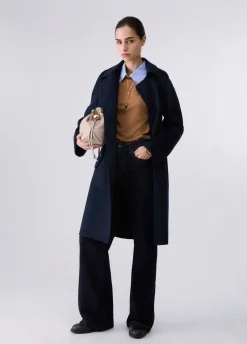 Cappotto lungo in lana