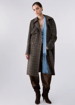 Cappotto lungo in lana