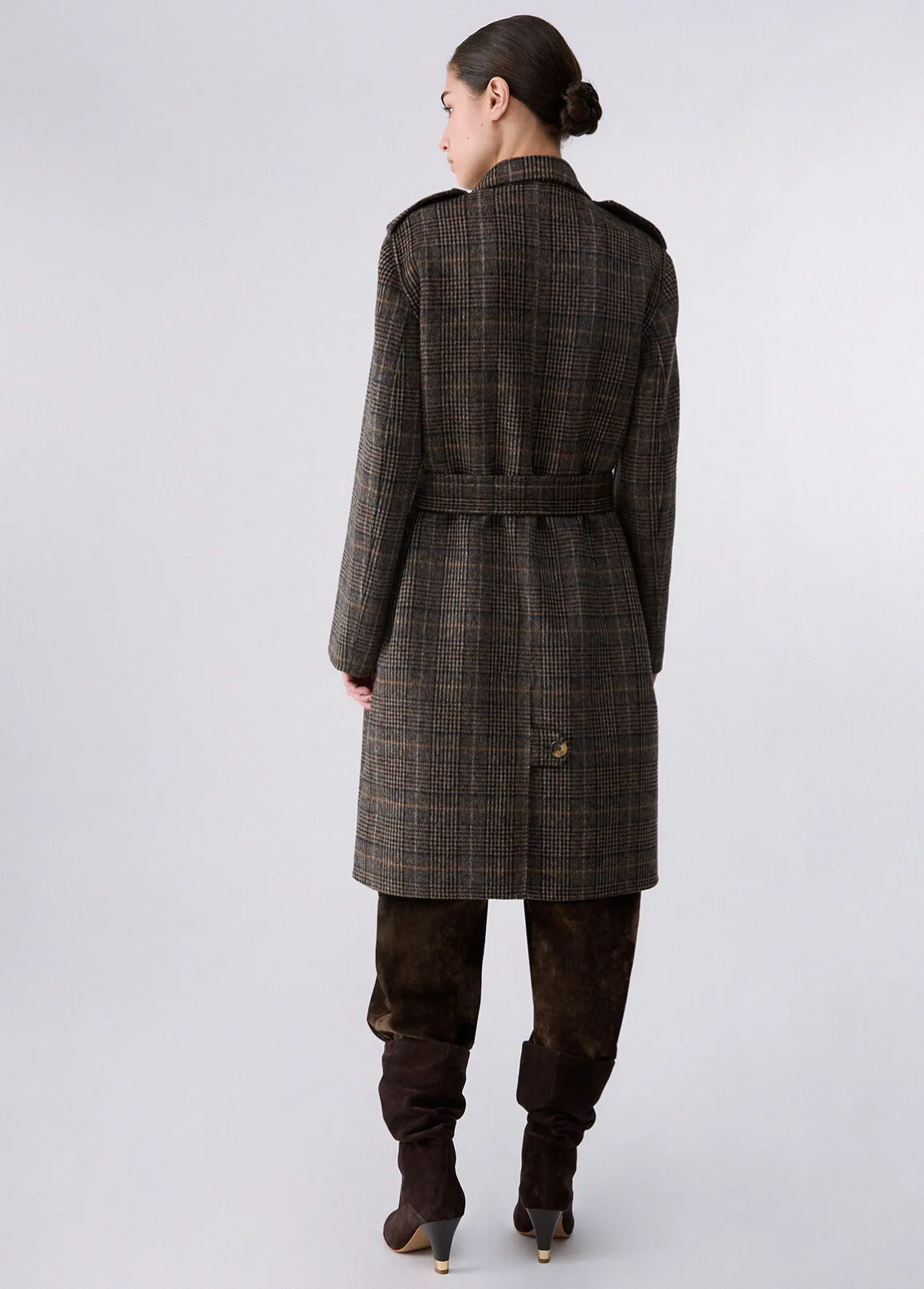 Cappotto lungo in lana