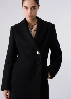 Cappotto lungo in lana