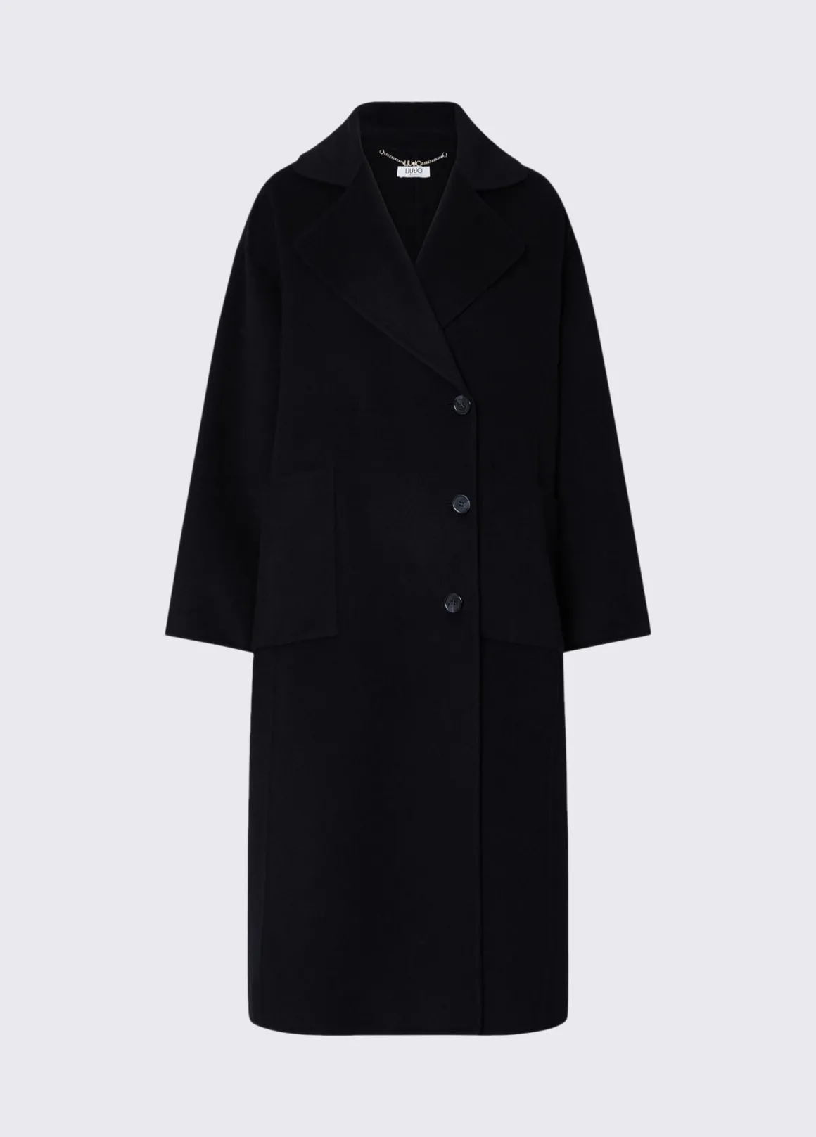 Cappotto lungo oversize in lana