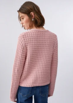 Cardigan a punto bark