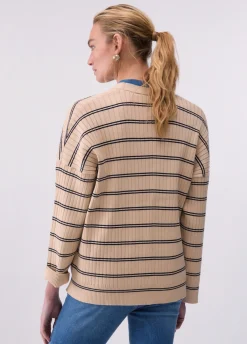 Cardigan a righe