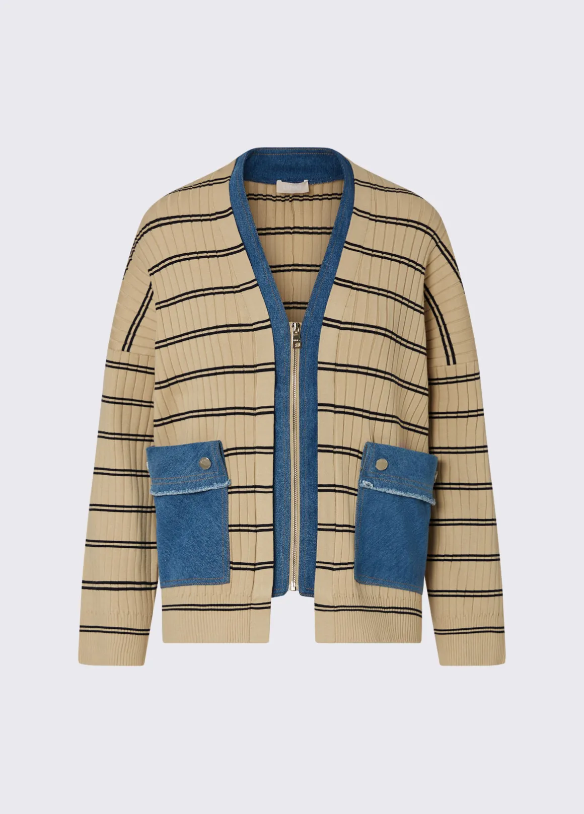 Cardigan a righe