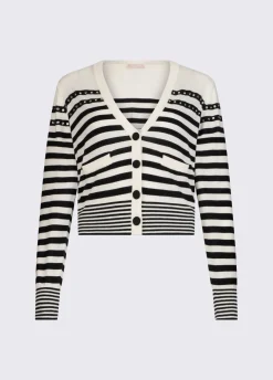 Cardigan a righe
