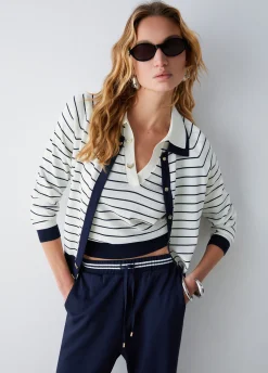 Cardigan a righe