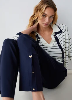Cardigan a righe