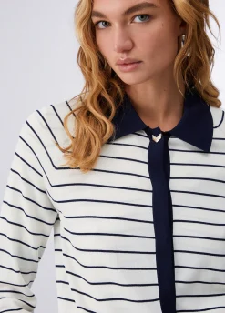 Cardigan a righe