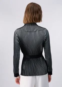 Cardigan con cintura