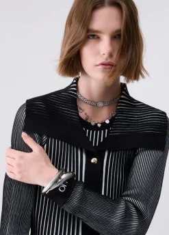 Cardigan con cintura