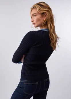 Cardigan con maxi tasche