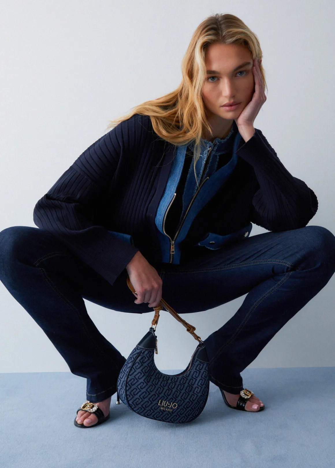 Cardigan con maxi tasche