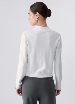 Cardigan con micro paillettes
