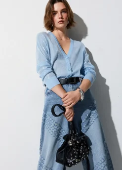 Cardigan con paillettes