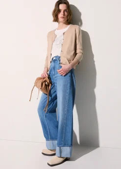 Cardigan con spacchetti