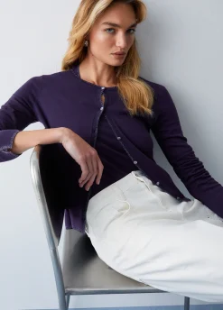 Cardigan con spacchetti