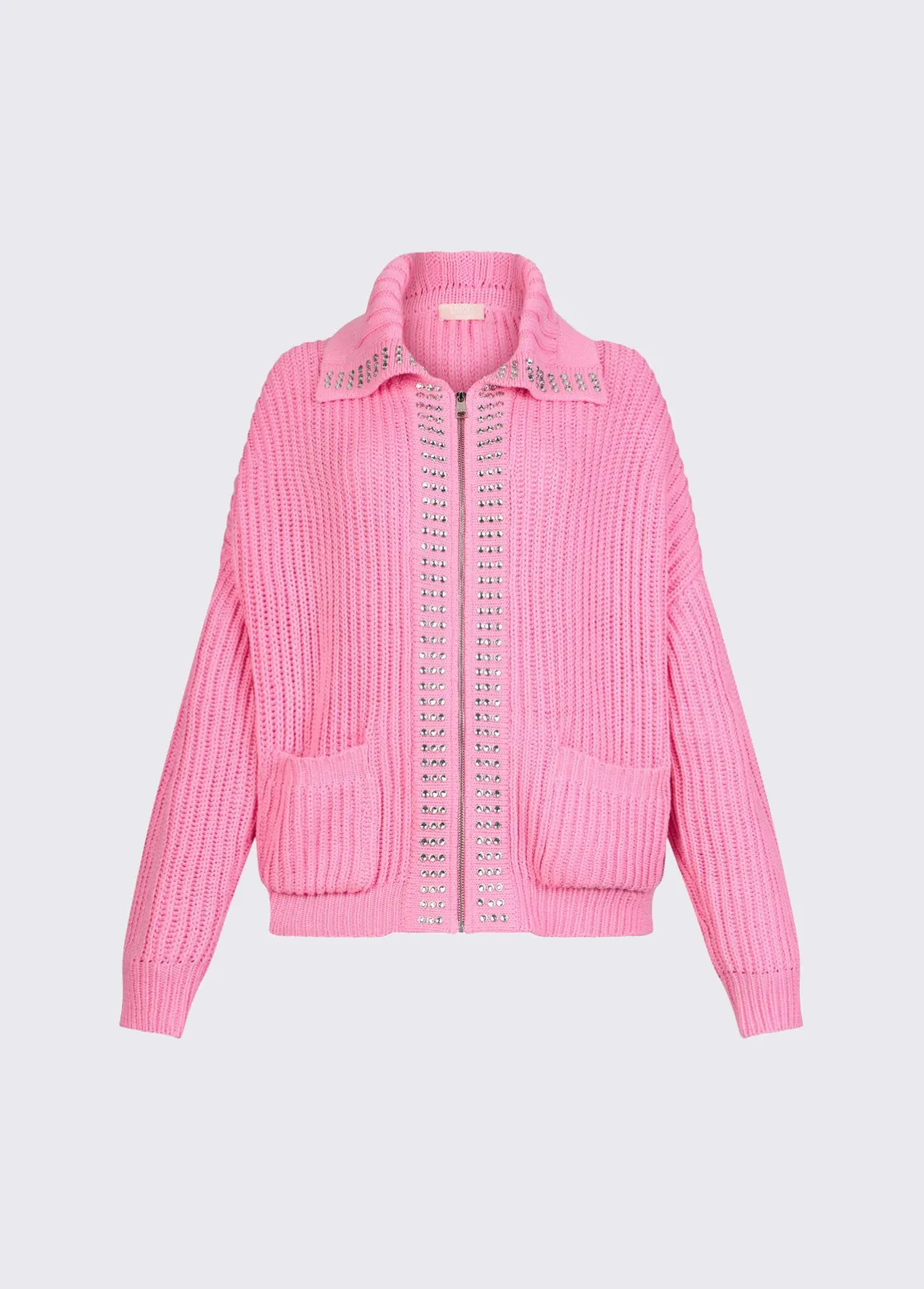 Cardigan con strass