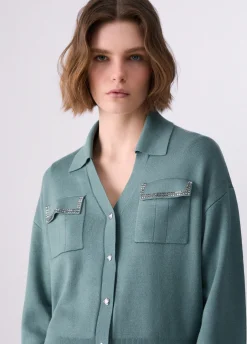 Cardigan con tasche