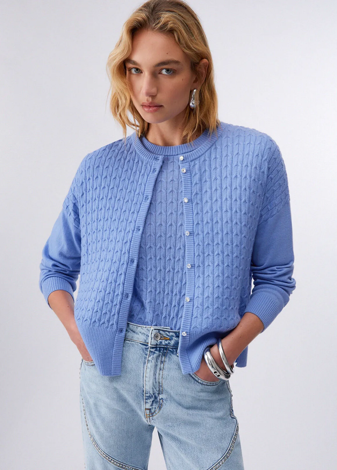 Cardigan in lana