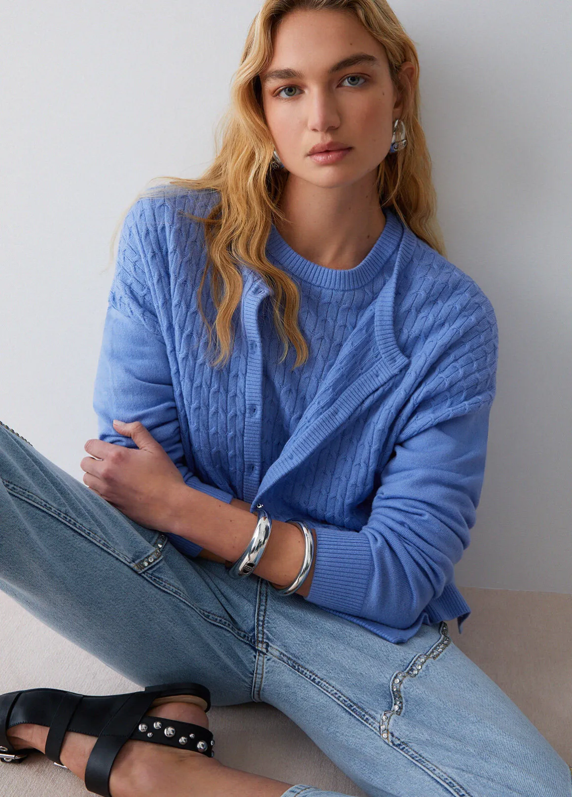 Cardigan in lana