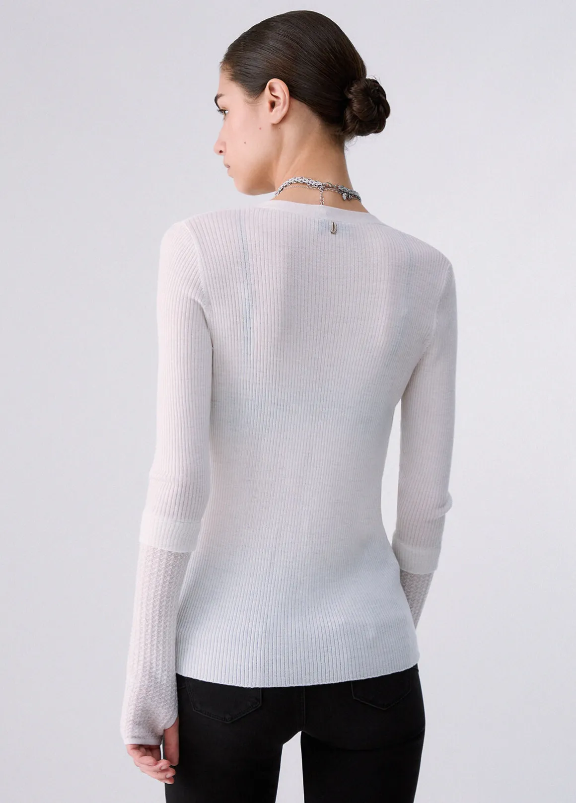Cardigan in pura lana