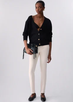 Cardigan in pura lana