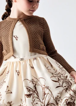 Cardigan in rete