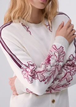 Cardigan jacquard