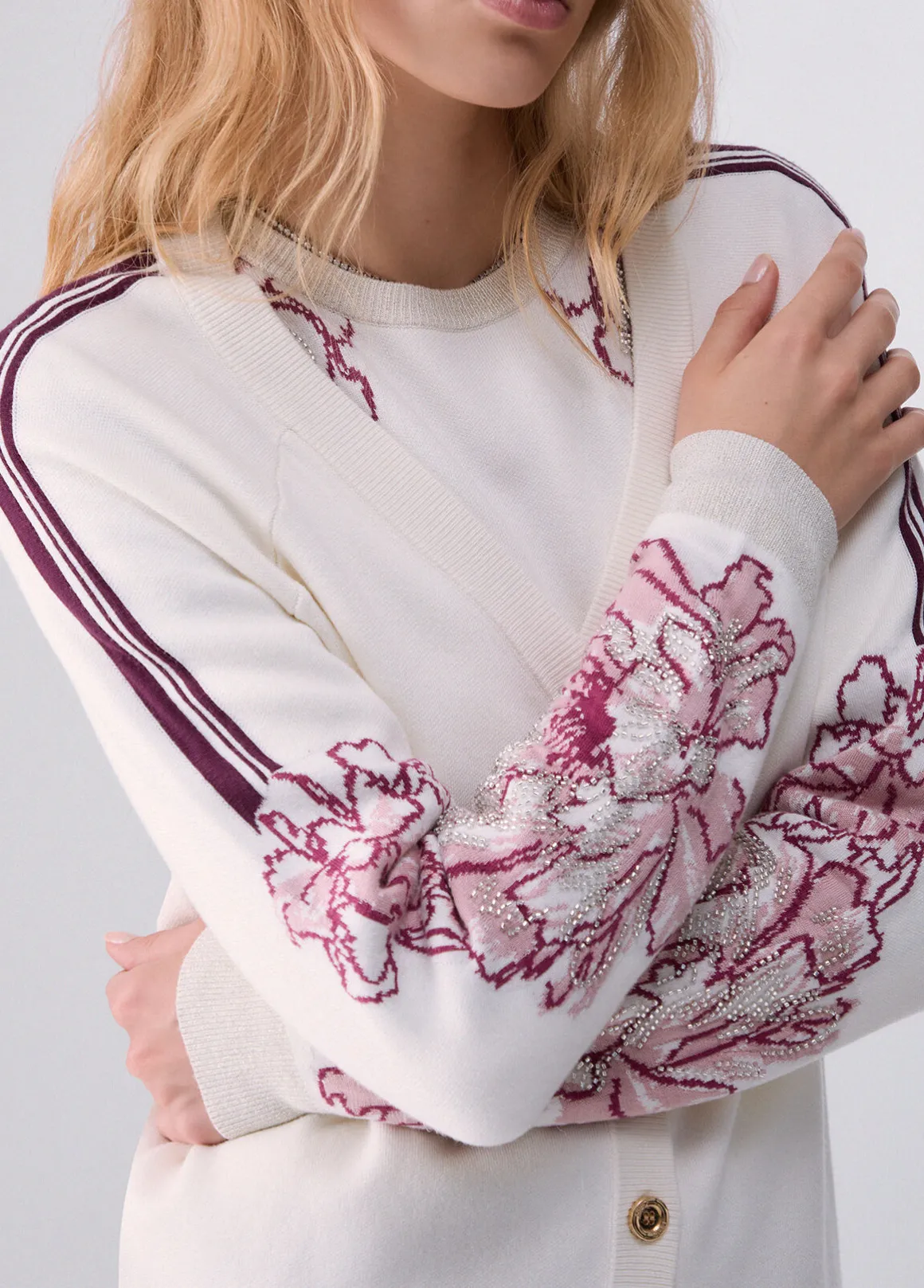 Cardigan jacquard