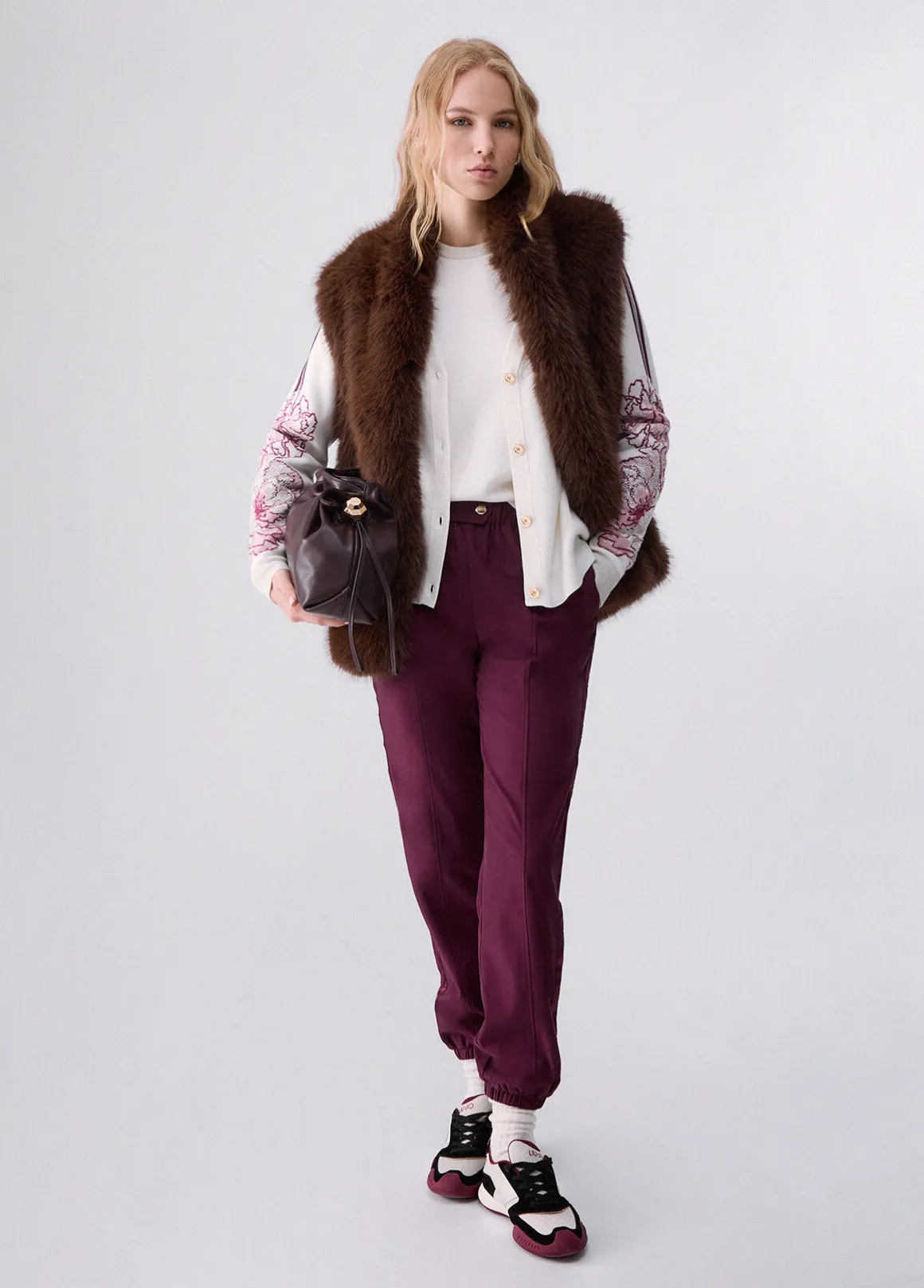 Cardigan jacquard