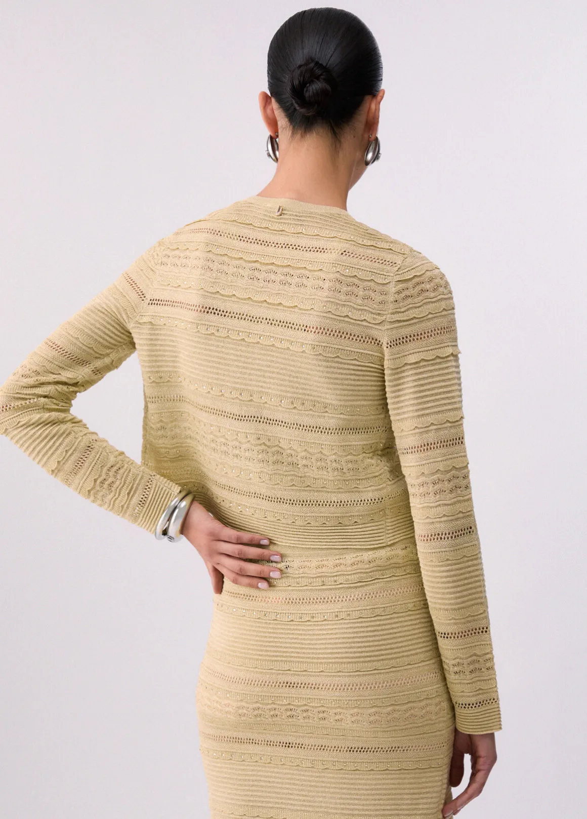 Cardigan traforato