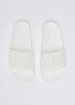 Ciabatte con logo all-over