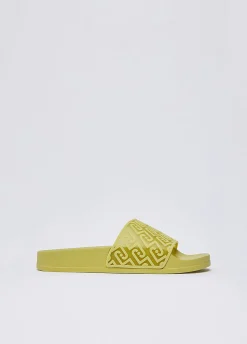 Ciabatte con logo all-over