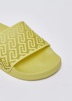 Ciabatte con logo all-over