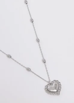 Collana con charm cuore